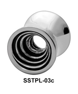 Spirals Plugs and Tunnels SSTPL-03c